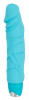 Бирюзовый вибратор-реалистик Joy - 23,5 см.
