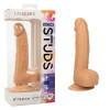 Телесный фаллоимитатор Silicone Studs 6