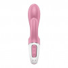 Розовый вибратор-кролик с расширением Air Pump Bunny 2 - 20,4 см.