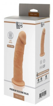Телесный фаллоимитатор на присоске Dildo 7.5Inch - 19 см.