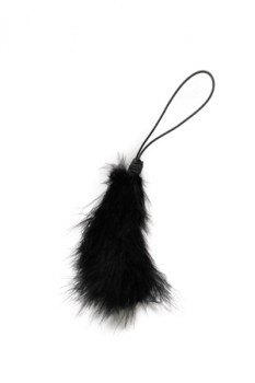 Пуховка с перьями Scandal Black Feather Gwp
