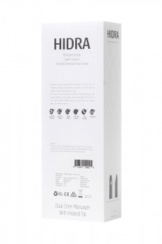 Серый жезловый вибратор Le Stelle Hidra с нагревом