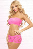 Игривый комплект Side Game Seamless Bandeau Set, розовый