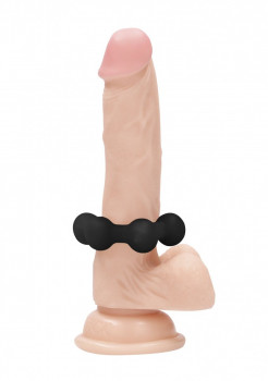 Черное утяжеленное эрекционное кольцо N 83 Weighted Cock Ring