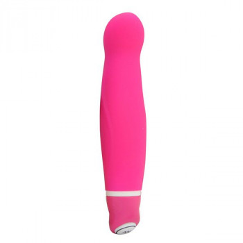 Розовый вибромассажёр Vibe Therapy Willy - 14,5 см.