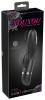 Черный вибратор-кролик с электростимуляцией E-Stim Rabbit Vibrator - 19,3 см.