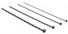 Набор из 4 черных стимуляторов уретры Spiral Screw Plug Set