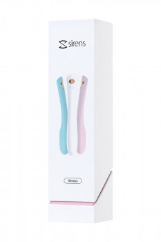 Нежно-розовый гибкий водонепроницаемый вибратор Sirens Venus - 22 см.