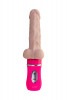 Реалистичный вибратор Ailighter Telescopic Lover с пультом ДУ - 27,1 см.