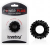 Черное эрекционное кольцо Power Plus Cockring