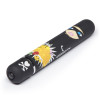 Чёрный вибратор Classic Vibrator Black Robber Woman - 18,4 см.