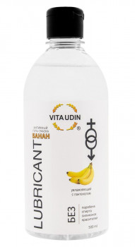 Интимный гель-смазка на водной основе Vita Udin с ароматом банана - 500 мл.