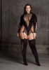 Оригинальный боди-комбинезон Kalyke Xxiii Bodystocking with Turtleneck, черный