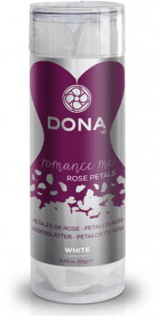Декоративные белые лепестки роз Dona Rose Petals