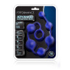 Синяя анальная цепочка 16 Inch Silicone Anal Beads - 40,6 см.