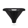 Кружевные трусики-танга с виброэлементом Remote Control Vibrating Tanga, черный