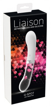 Двусторонний вибратор G-Spot Led - 18 см.