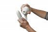 Серый вакуумный стимулятор с отростком Ose 2 Premium Robotic Massager