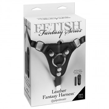 Женские трусики с креплением для страпона Leather Fantasy Harness