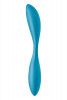 Синий гибкий вибратор Satisfyer G-Spot Flex 1 - 19,5 см.