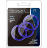 Набор из 3 синих эрекционных колец VS1 Pure Premium Silicone Cock Rings