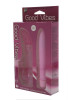 Розовый вибратор с рельефной насадкой Good Vibes Orgasmic Dream Vibrator Set - 15,2 см.