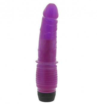 Фиолетовый вибромассажер Ddc Purple Multispeed Vibrator - 19 см.