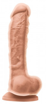 Телесный фаллоимитатор Dual Density 8 Dildo - 25,4 см.