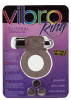 Дымчатое эрекционное кольцо Vibro Ring Clitoral Tongue Black