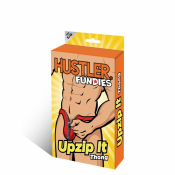 Мужские трусы танга с молнией Hustler Fundies, черный