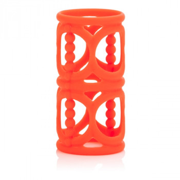 Набор оранжевых насадок на пенис Posh Silicone Lovers Cages