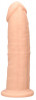 Телесный фаллоимитатор без мошонки Silicone Dildo Without Balls - 22,8 см.