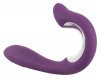 Перезаряжаемый вибратор с клиторальным стимулятором Javida Vibe with Clit Stimulator - 18,5 см.
