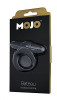 Чёрное эрекционное кольцо с виброэлементом Mojo Bateau