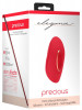 Красный клиторальный стимулятор Precious - 6,4 см.
