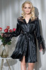 Запашной пеньюар Anetta с длинными рукавами, белый