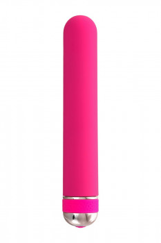 Розовый нереалистичный вибратор Mastick - 18 см.