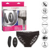 Черные кружевные трусики с вибромассажером Remote Control Panty Set S/M, черный
