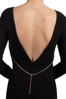 Золотистая упряжь на тело Bijoux DE Corps Agathe OR, золотистый