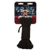Черная веревка для бондажа Bdsm Rope - 10 м.