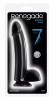 Чёрный гладкий фаллоимитатор Renegade 7 Smooth Dong - 19,8 см.