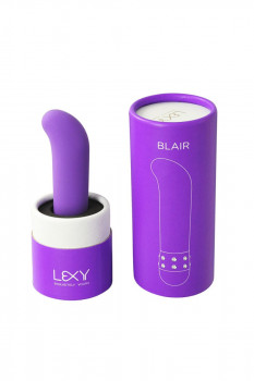 Фиолетовый вибратор Blair - 12,5 см.