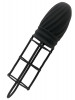Чёрная насадка Silicone Gladiator Extension - 14 см.