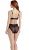 Высокие сетчатые трусики High Waisted Brief, черный