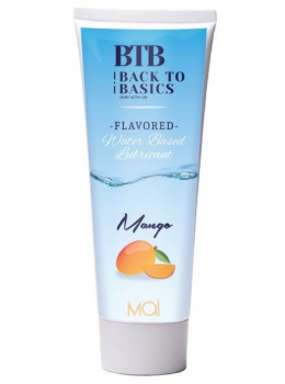 Лубрикант на водной основе Btb Water Based Lubricant с ароматом манго - 75 мл.