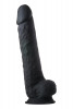 Черный фаллоимитатор-гигант Xxl Dildo - 38 см.