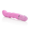 Розовый гнущийся вибромассажер 10-Function Silicone Pleasure Bendie Wavy G's - 17,75 см.