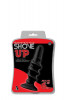 Анальная пробка со спиралью Shove UP 6Inch Silicone Buttplug Black - 15,2 см.