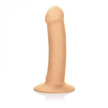 Перезаряжаемый телесный вибратор на присоске Luxe Touch-Sensitive Vibrator - 16,5 см.