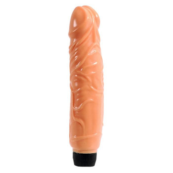 Телесный вибратор P-Shape - 25,5 см.